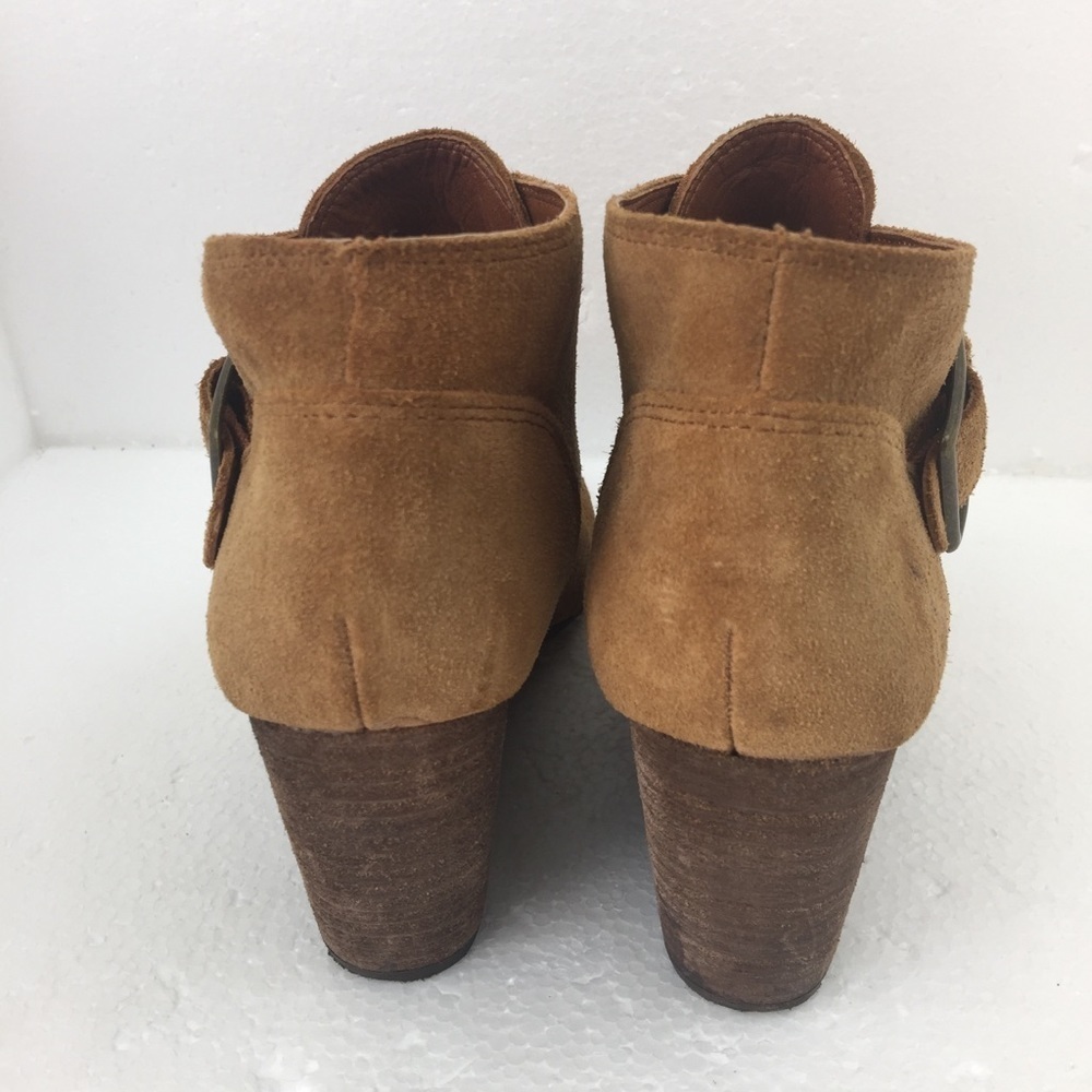 Lucky Brand Wedge Ankle Suede Boot. Brown. Sz 8.5. - Picture 2 of 7